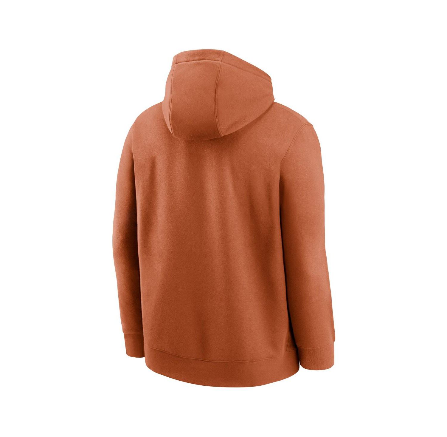 Men's Orange Texas Longhorns Primetime Evergreen Club Fleece Pullover Hoodie