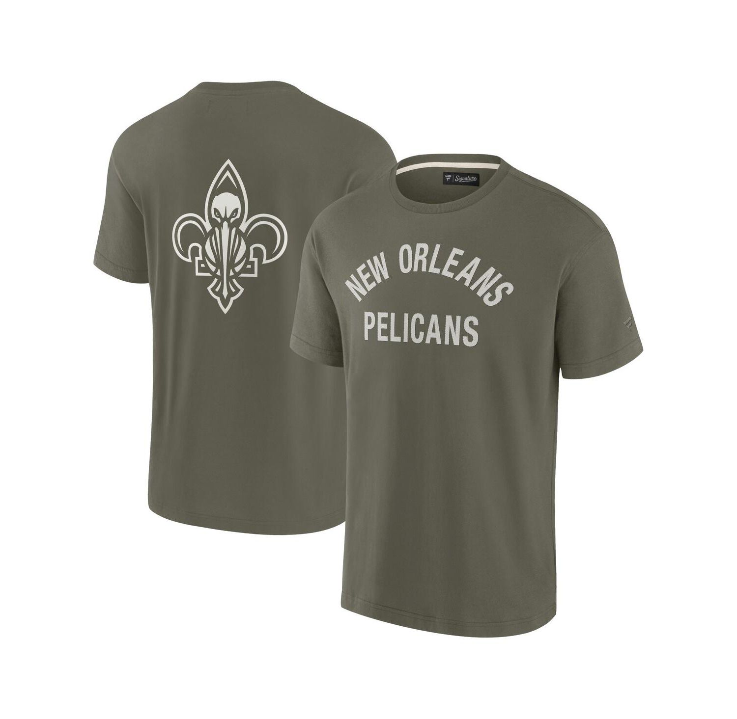 Men's and Women's Olive New Orleans Pelicans Elements Super Soft Short Sleeve T-Shirt