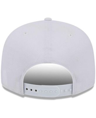 Men's Miami Dolphins Main White on White 9FIFTY Snapback Hat