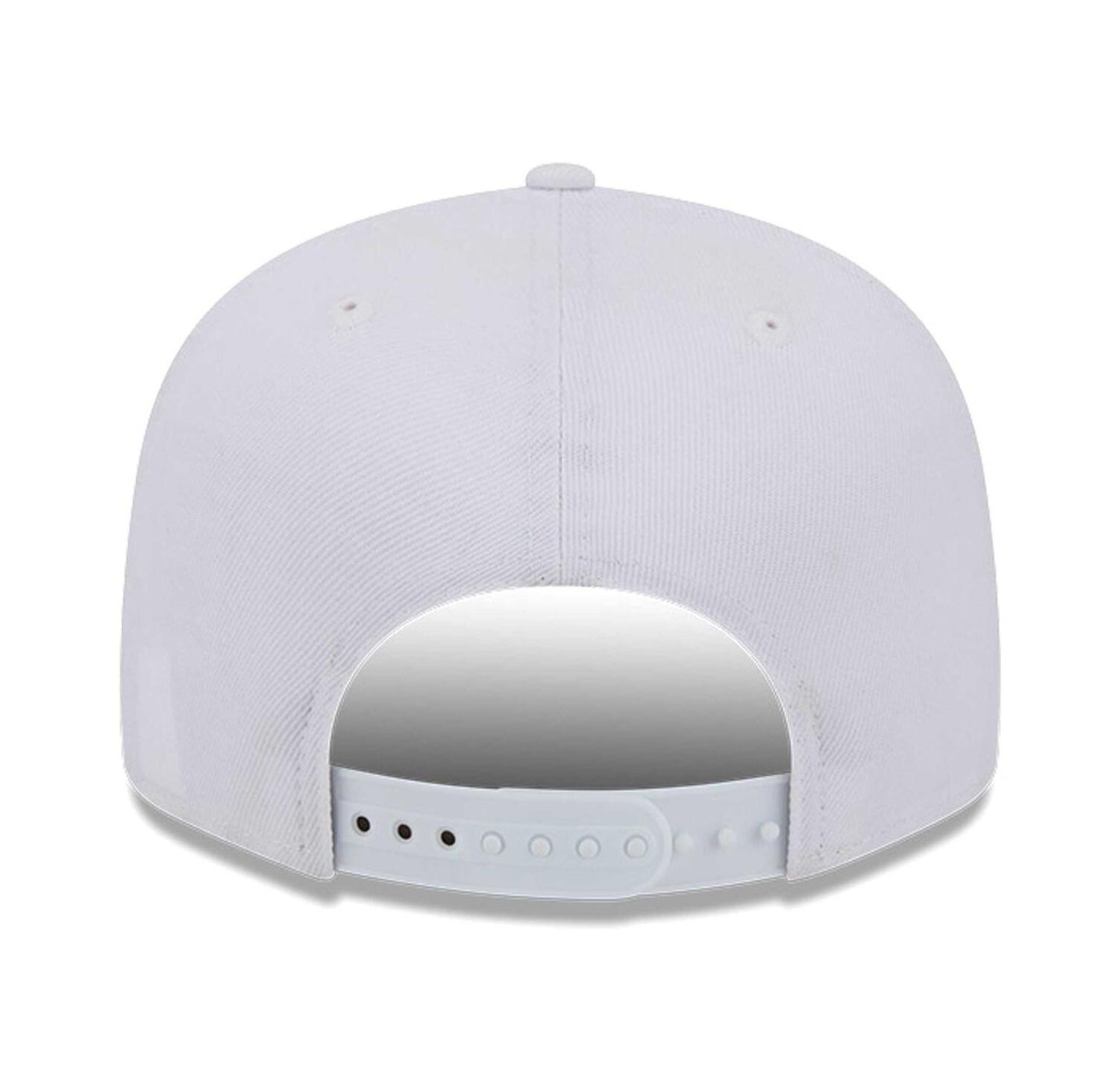 Men's Miami Dolphins Main White on White 9FIFTY Snapback Hat