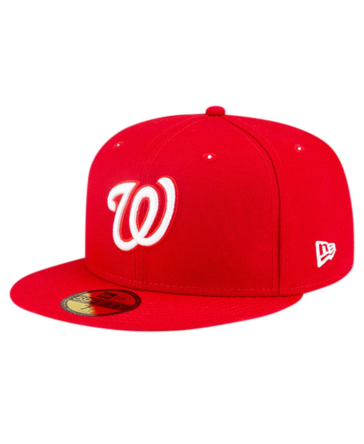 New Era Men'sWashington Nationals Atmos Animal Undervisor 59FIFTY Fitted Hat - Red