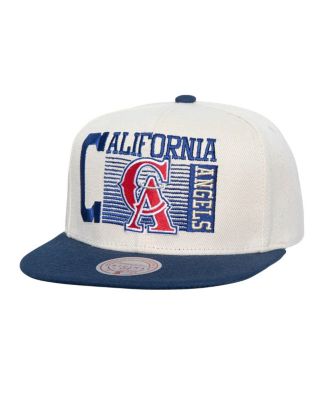 Mitchell & Ness Men's Cream California Angels Cooperstown