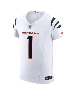 Men's Ja'Marr Chase White Cincinnati Bengals Vapor F.U.S.E. Elite Jersey