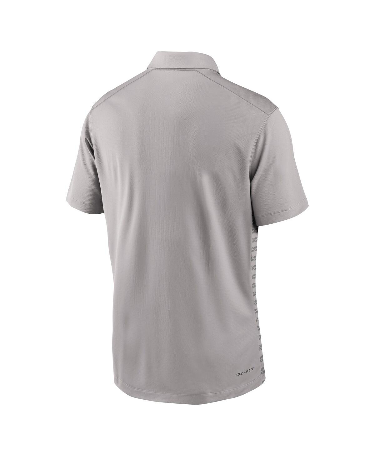 Nike Men's Pewter Arizona Wildcats 2024 Early Season Coaches Sideline Performance Polo Shirt In Pewter
