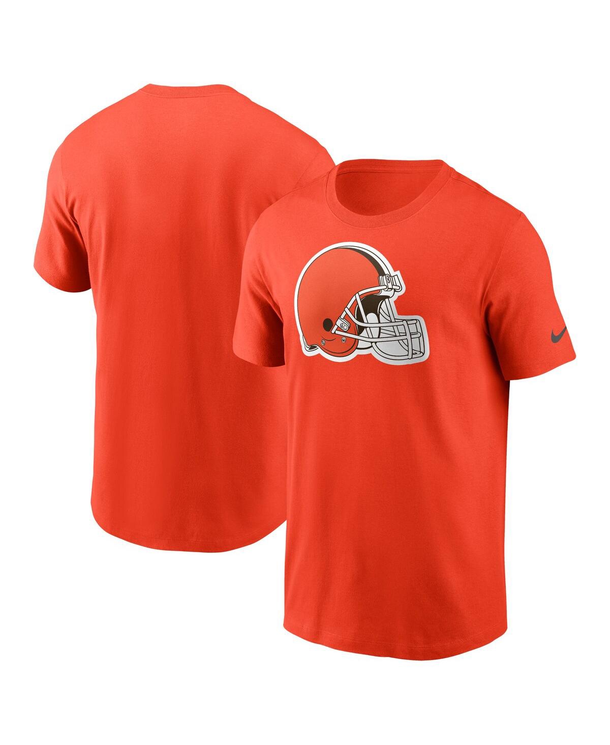 Nike Men's Orange Cleveland Browns Logo Essential T-Shirt - Orange