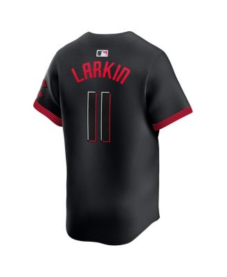 Men's Barry Larkin Black Cincinnati Reds City Connect Limited Player Jersey