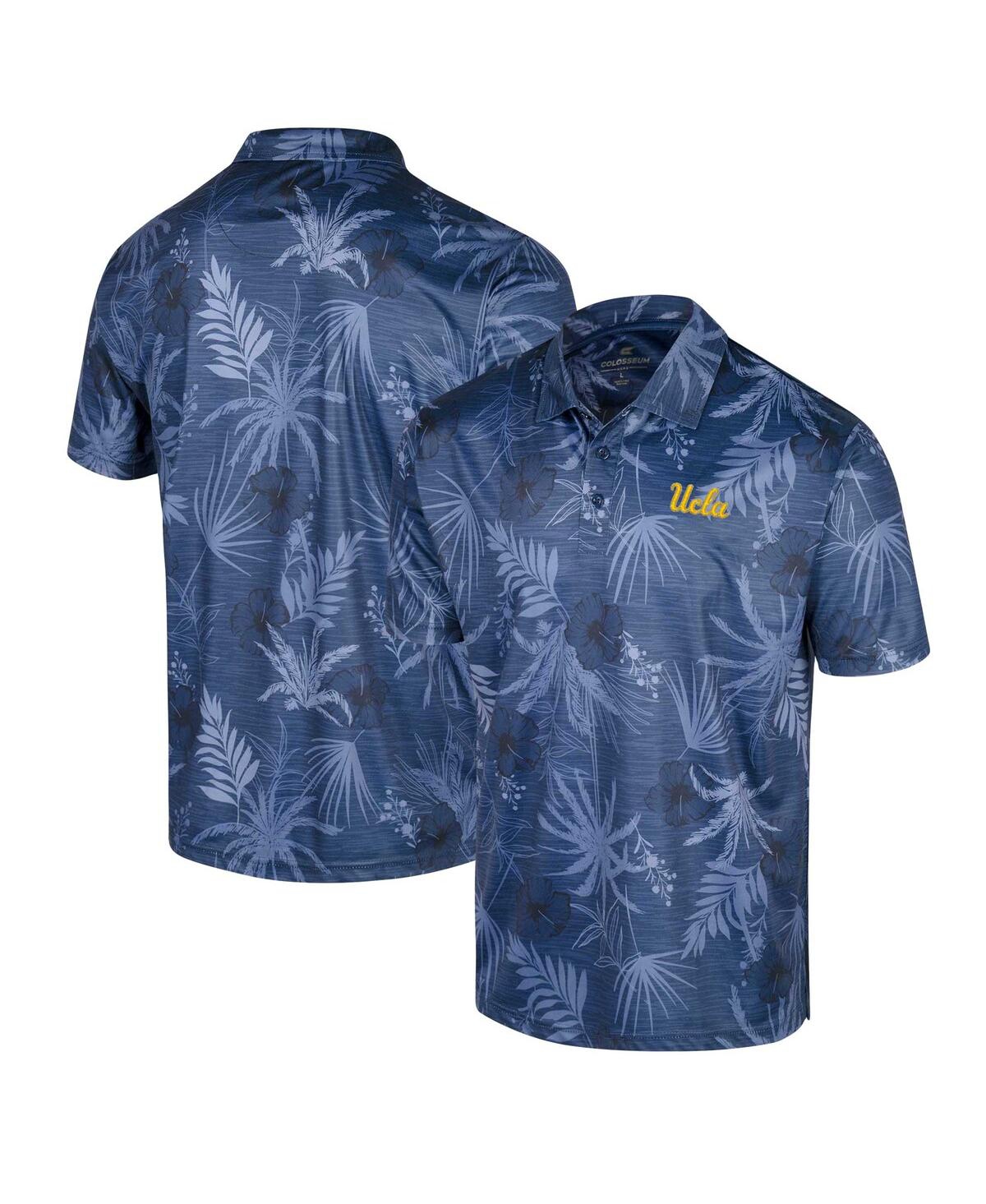 Men's Colosseum Ucla Bruins Palms Team Polo Shirt - Blue