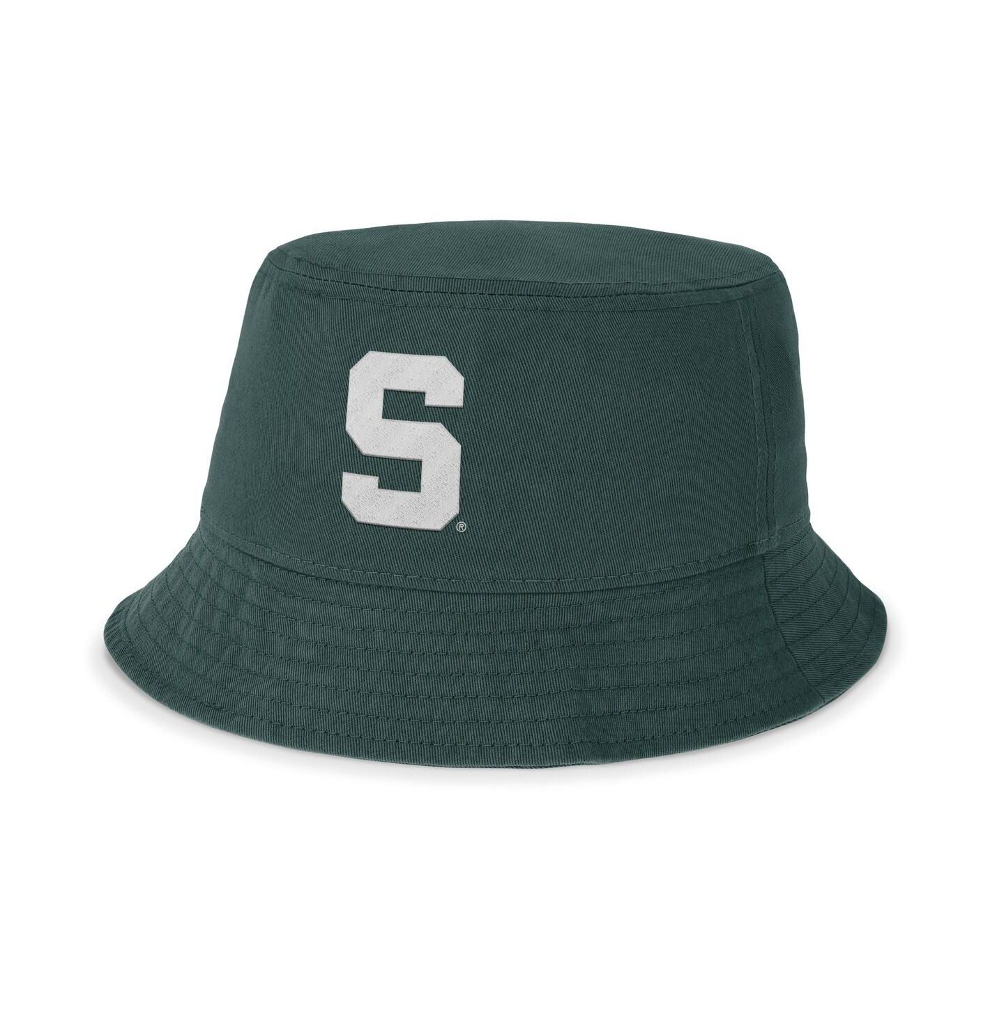 Мужская панама Nike Green Michigan State Spartans Apex Bucket Hat — фото 1
