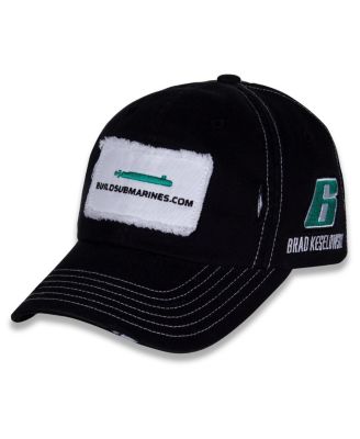 Men's Black Brad Keselowski Build vintage-like Patch Adjustable Hat