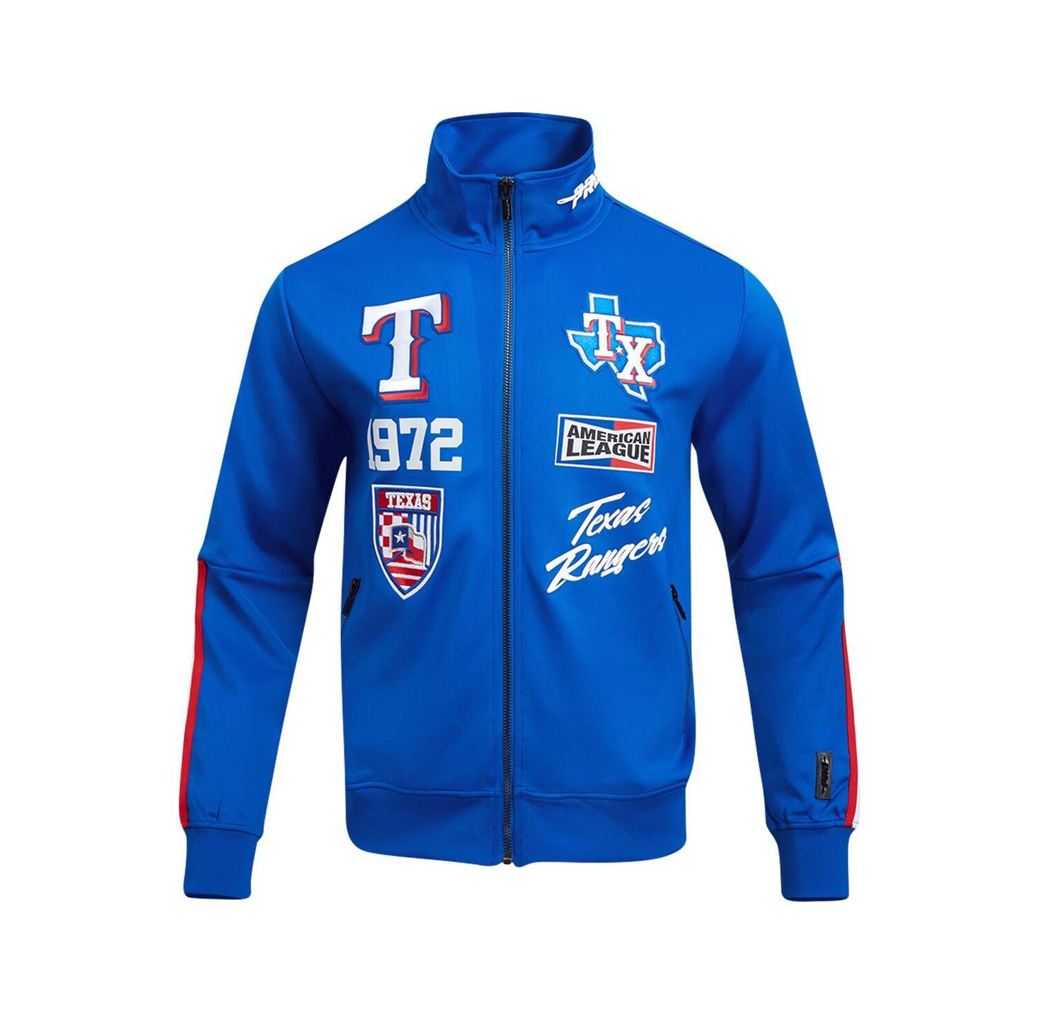 Men's Royal Texas Rangers Fast Lane Full-Zip Track Jacket
