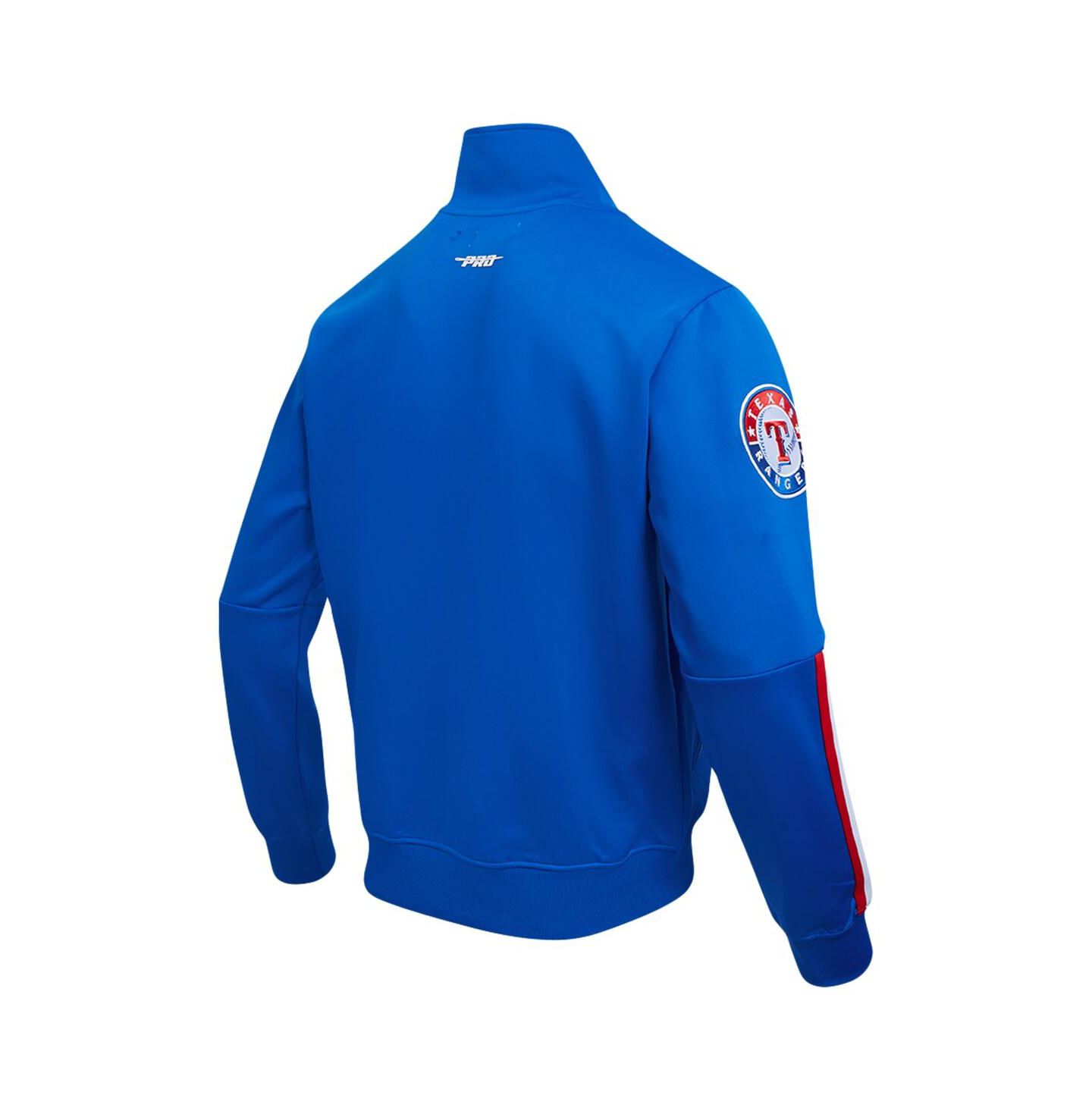 Мужская куртка Pro Standard Royal Texas Rangers Fast Lane Full-Zip Track — фото 4