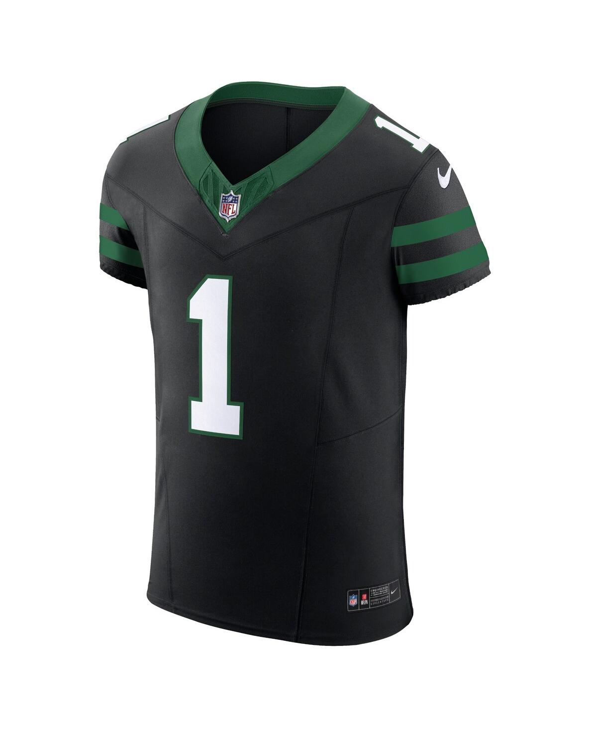 Nike Men's Ahmad Sauce Gardner LegacyNew York Jets Alternate Vapor F.u.s.e. Elite Jersey - Black