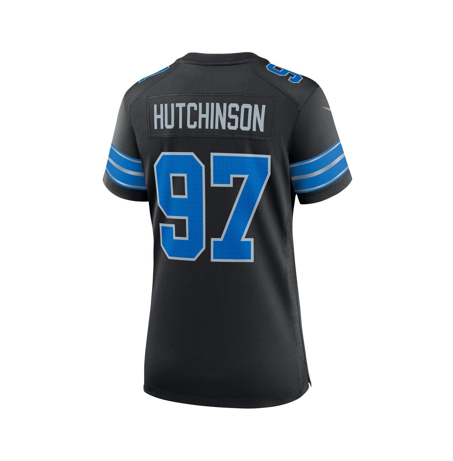 Женский топ Nike Aidan Hutchinson Detroit Lions Alternate Game Jersey, цвет: Чёрный — фото 3