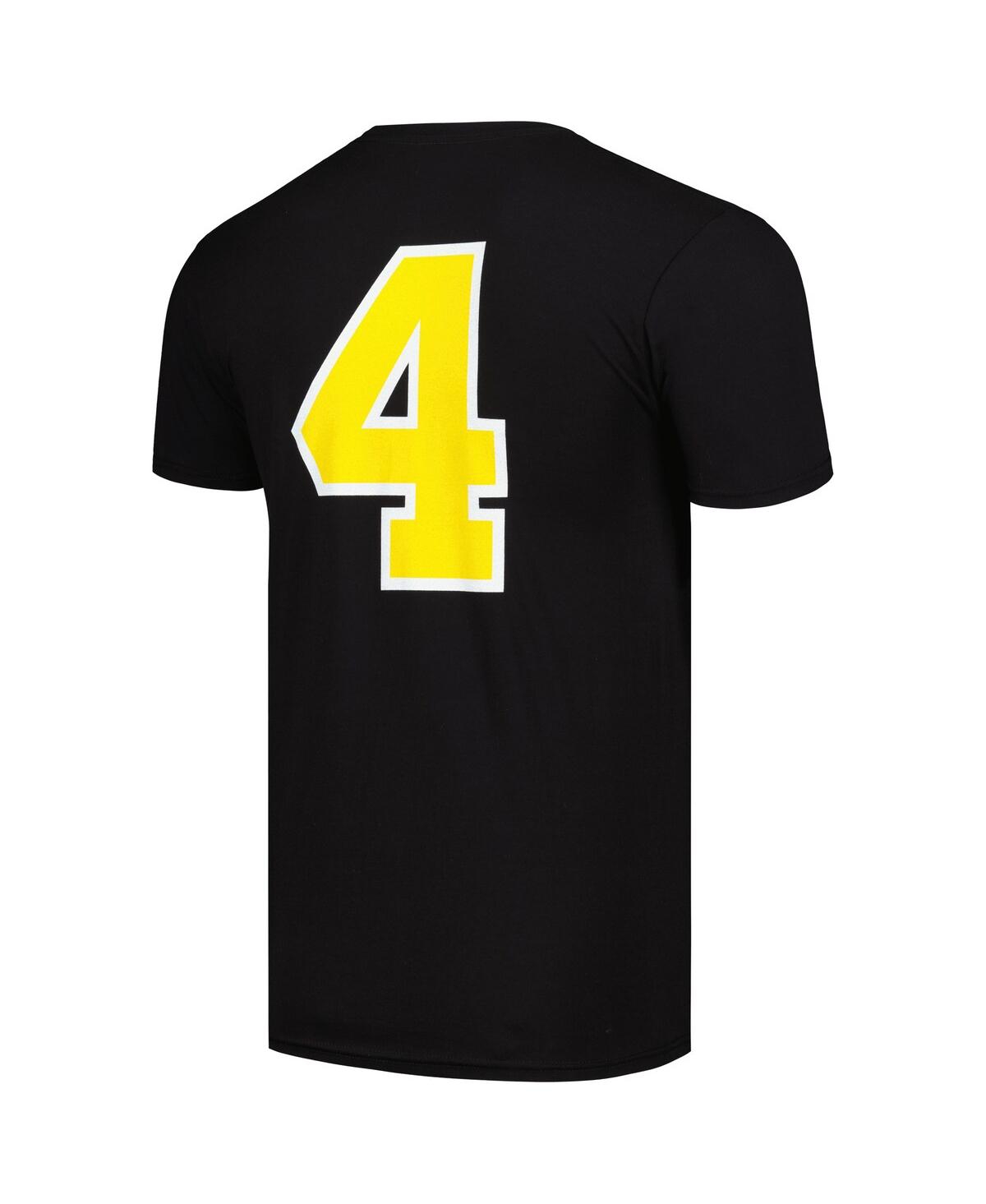 Mitchell & Ness Men's Bobby Orr Black Boston Bruins Big Tall Name Number T-shirt In Black