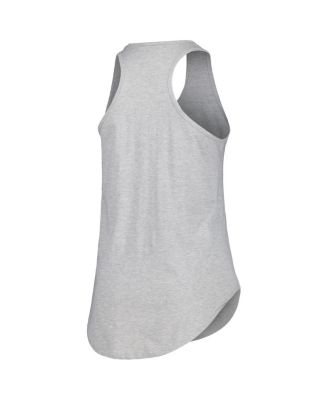Women's Heather Gray Florida Panthers Plus Size Racerback Tank Top
