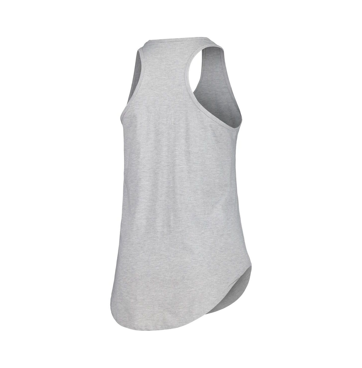 Женский топ Fanatics Heather Gray Florida Panthers Plus Size Racerback — фото 3