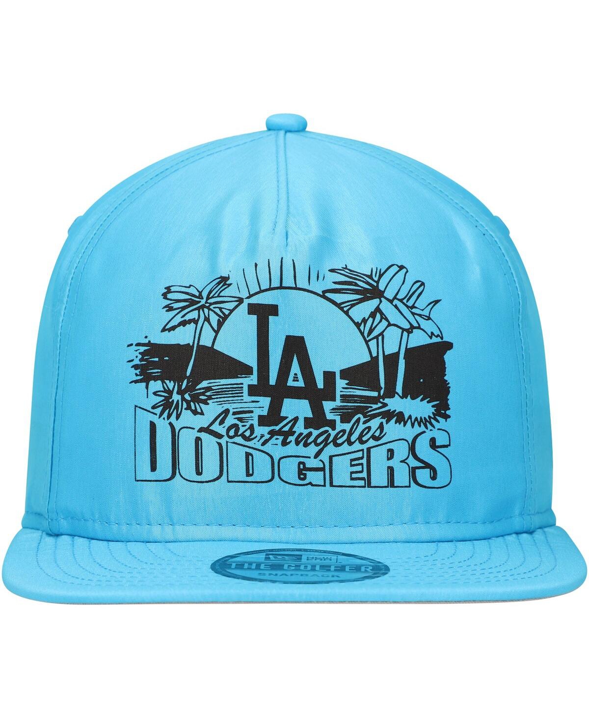 New Era Men's Blue Los Angeles Dodgers Neon Golfer Snapback Hat