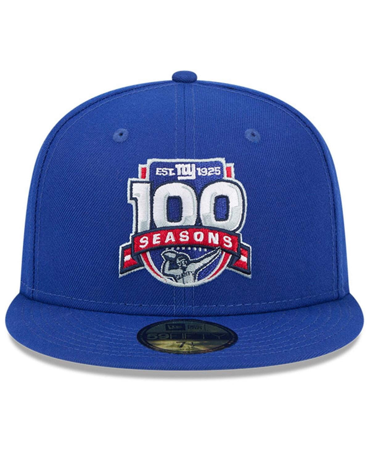 New Era Men'sNew York Giants 100th Season 59FIFTY Fitted Hat - Royal