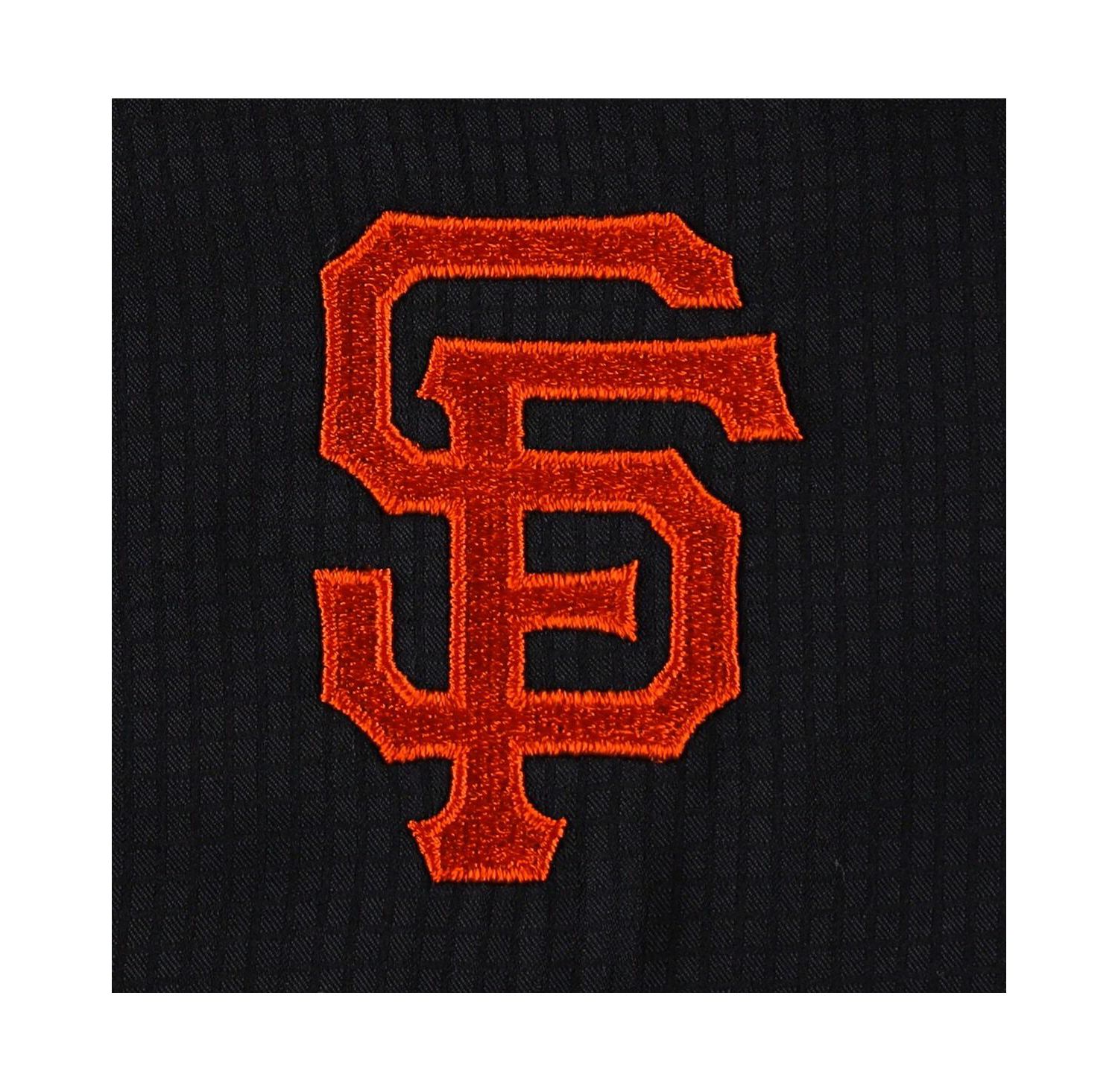 Men's Black San Francisco Giants Tamiami Omni-Shade Button-Down Shirt
