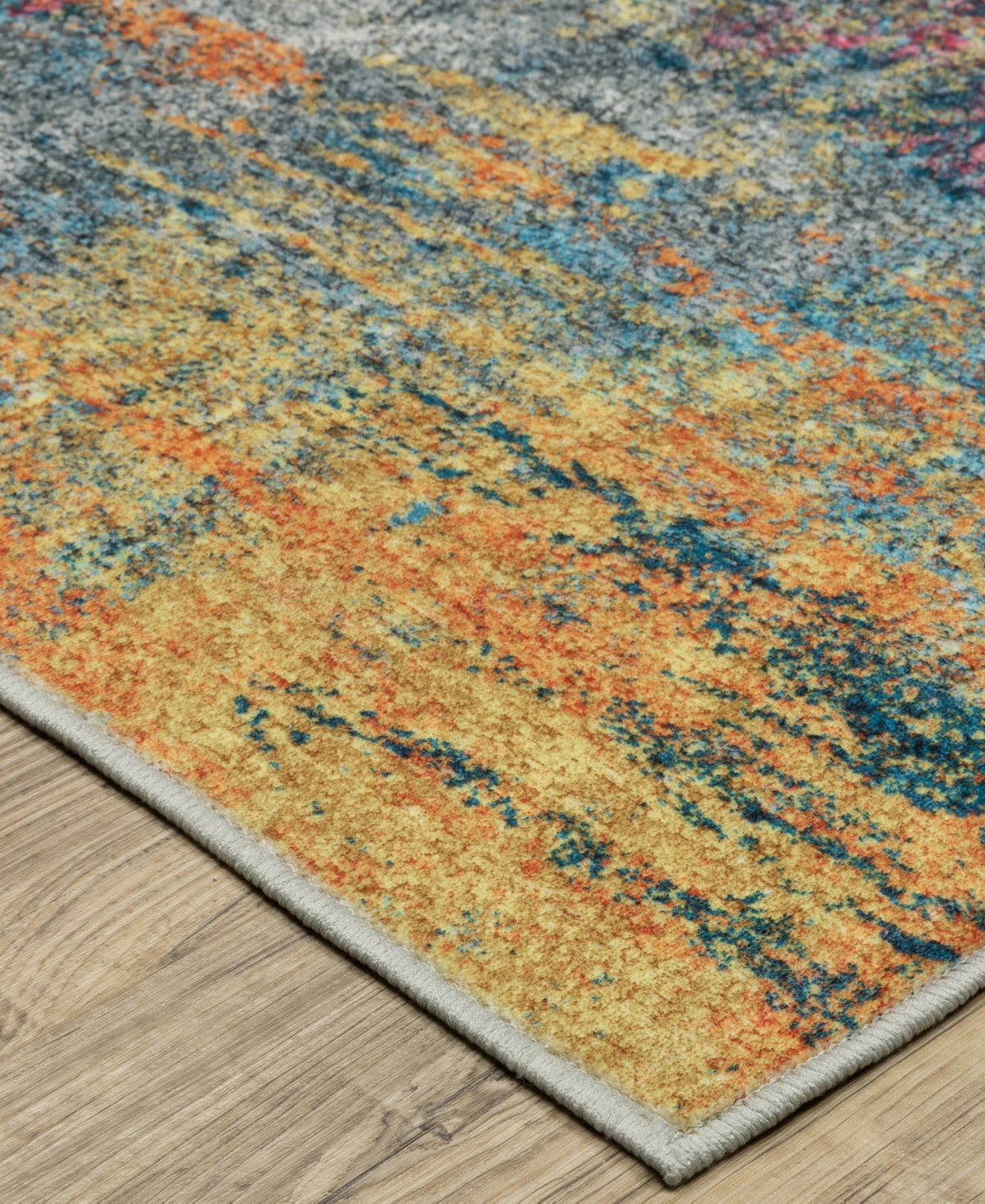 Oriental Weavers Sumter Washable Sum11 2'x8' Runner Area Rug In Multi