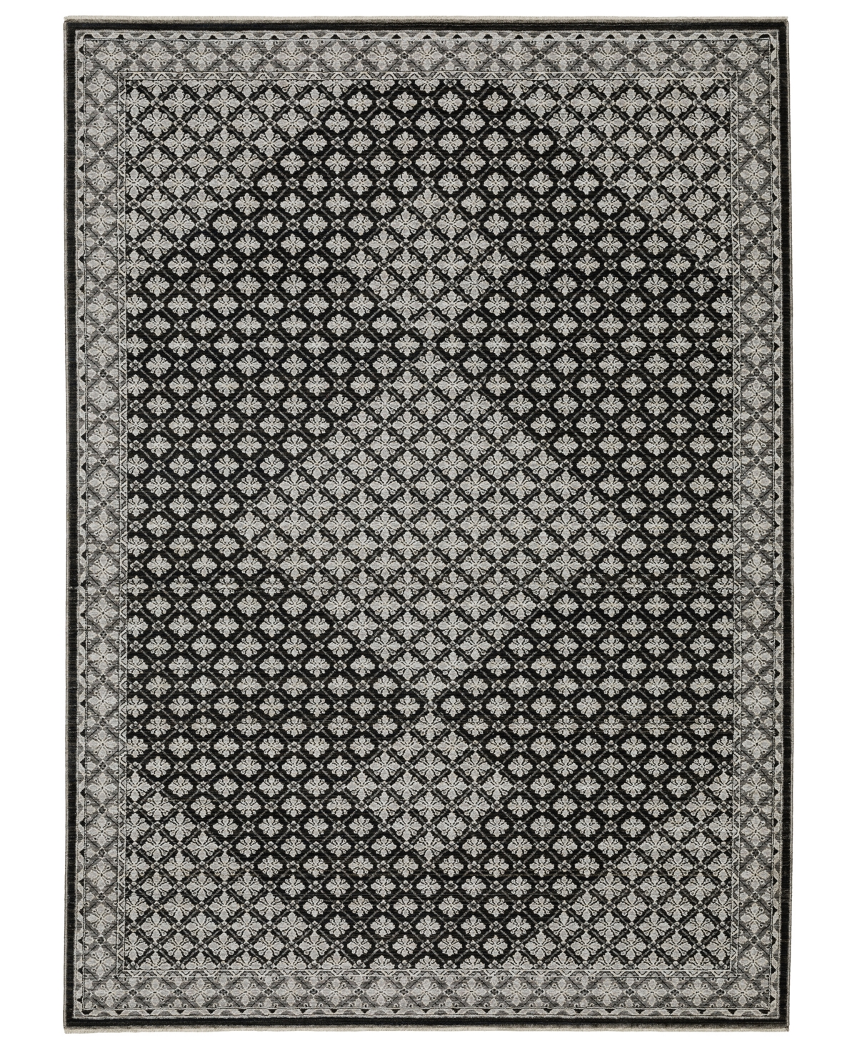Oriental Weavers Chamberlain Ch04a 5'3x7'6 Area Rug In Black