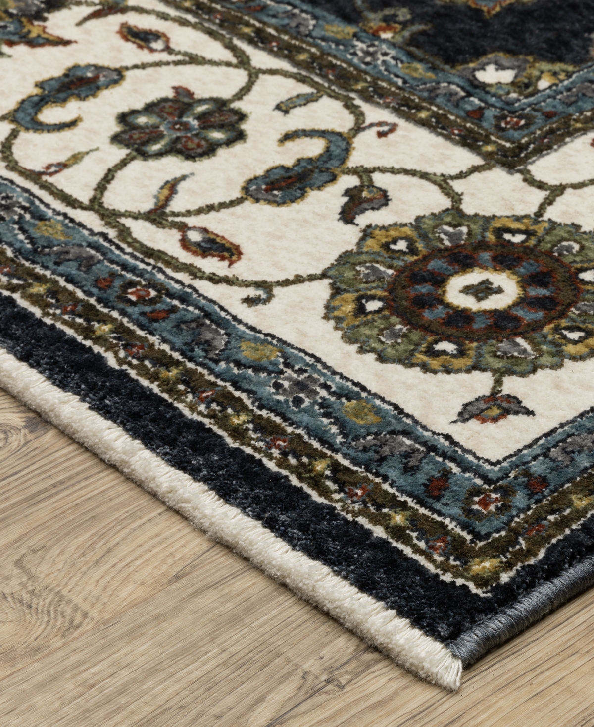 Oriental Weavers Vivian Vi03a 2'3x7'6 Runner Area Rug In Blue
