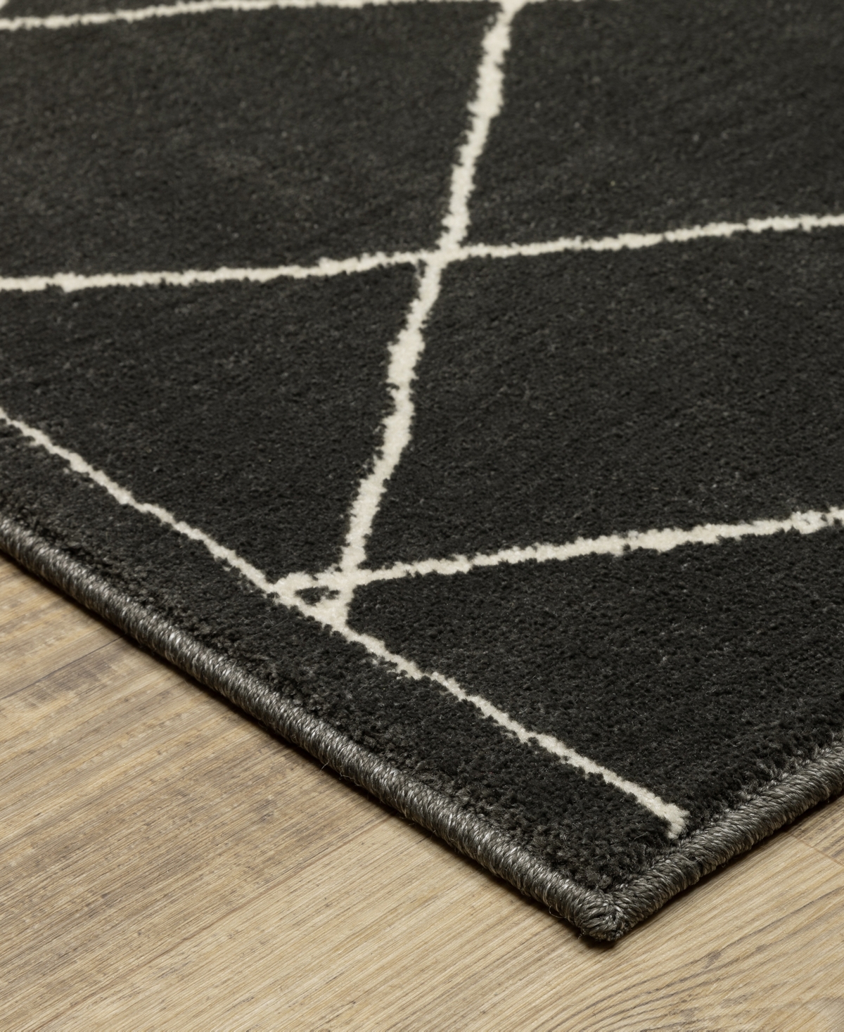 Oriental Weavers Raylan Ray12 5'3x7'6 Area Rug In Black