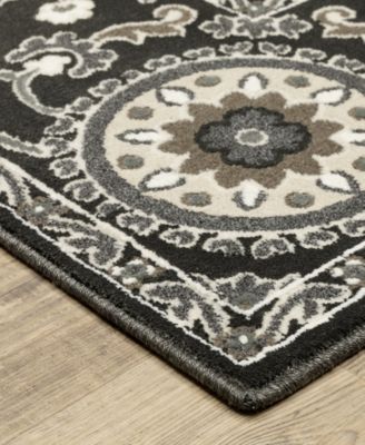 Oriental Weavers Raylan Rug Collection In Black