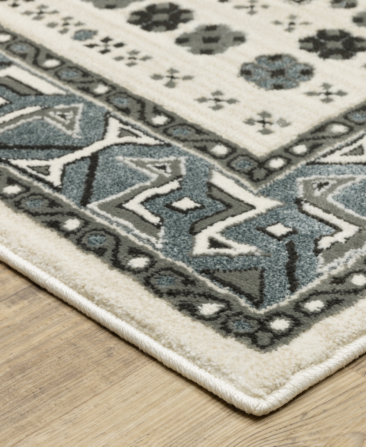 Oriental Weavers Raylan Ray01 2'3x7'6 Runner Area Rug In Gray