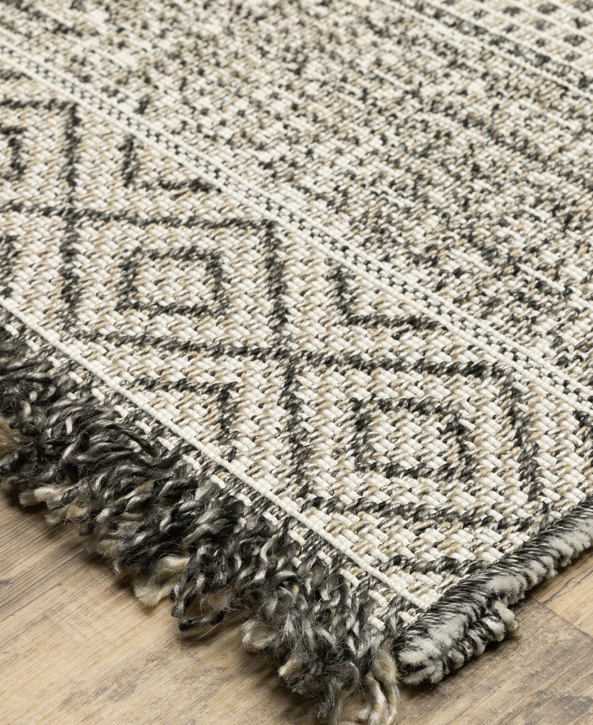 Oriental Weavers Gillian 4925a 3'3x5' Area Rug In Charcoal