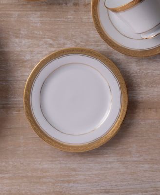 Crestwood Gold Set of 4 Bread & Butter/Appetizer Plates