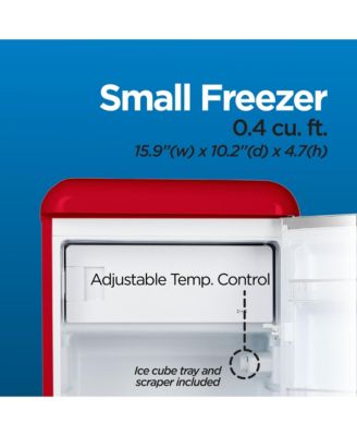 4.0 Cu. Ft. Retro Refrigerator,Red