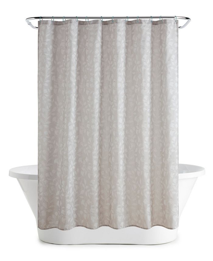 Martha Stewart Jenine Woven Shower Curtain, 72" x 72" - Macy's