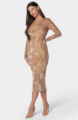 Women's Burnout Midi Dress