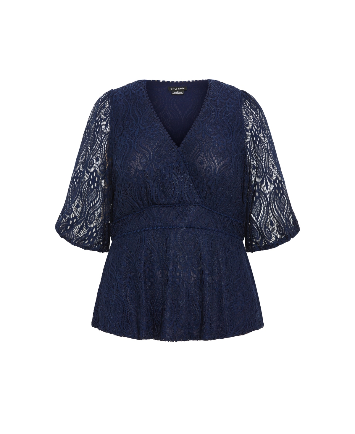 City Chic Women's Christa Lace Top