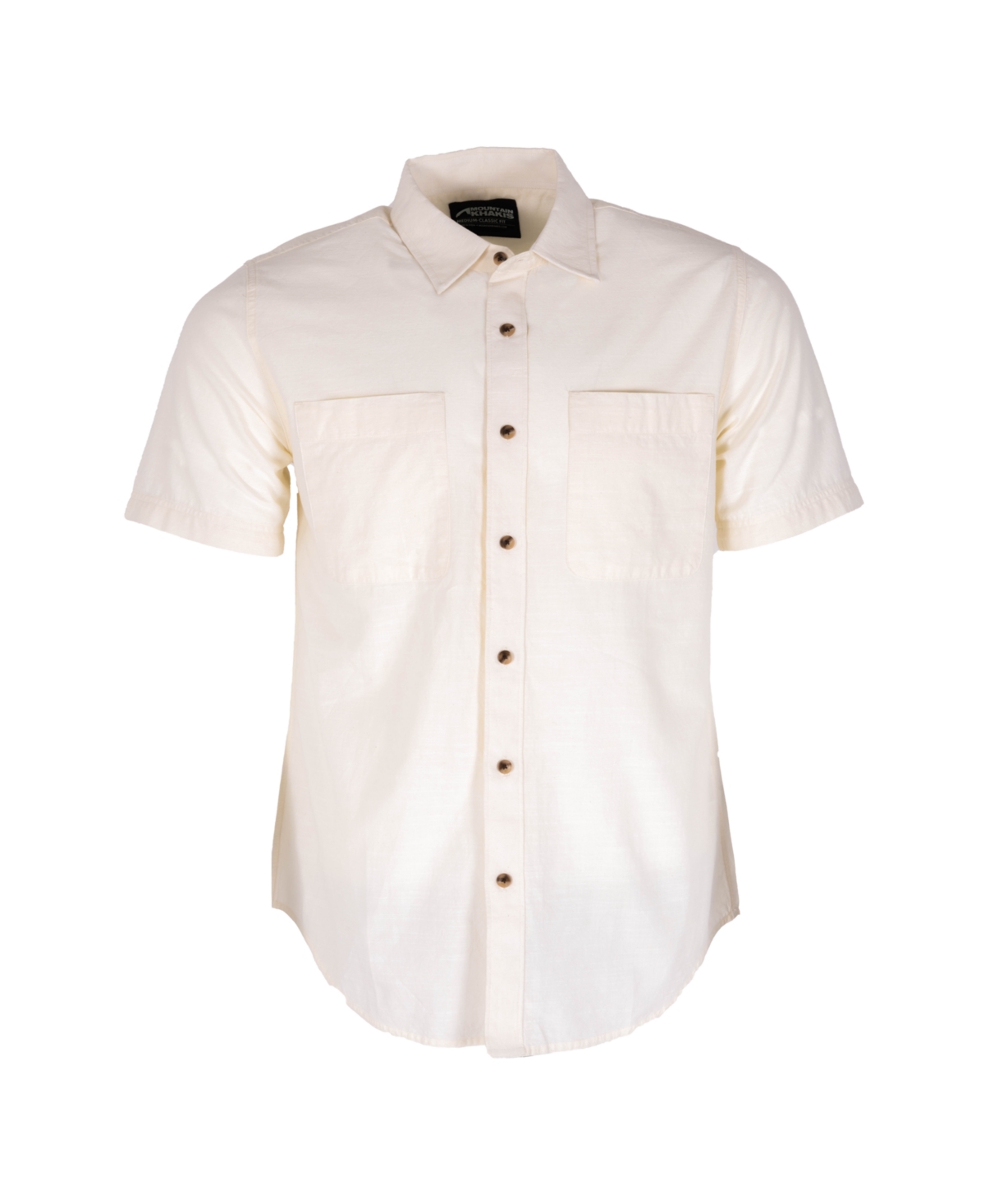 Men's Bowman Short Sleeve Woven Shirt - Natural