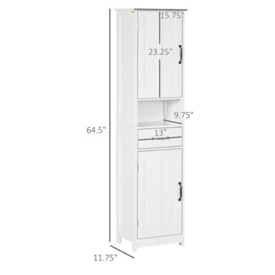 Bathroom Storage Cabinet with Open Shelf,