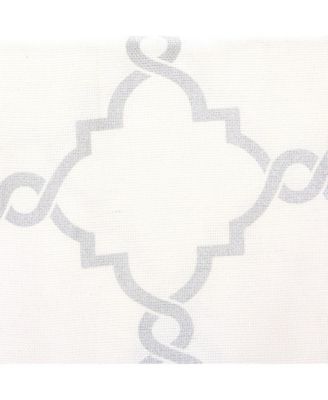 Saratoga Fretwork Print Grommet Top Window Curtain Panel, 50"W x 84"L