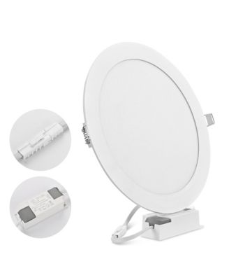 8" LED Recessed Ceiling Panel Down Light Round 3 Color Slim Spot Lamp 6 Pack