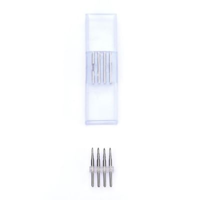 DEL-P03 10Pcs 4 Pin Connectors Accessories for 8x18mm Neon Lights Models DEL-D50R, DEL-D100R, DEL-D150R