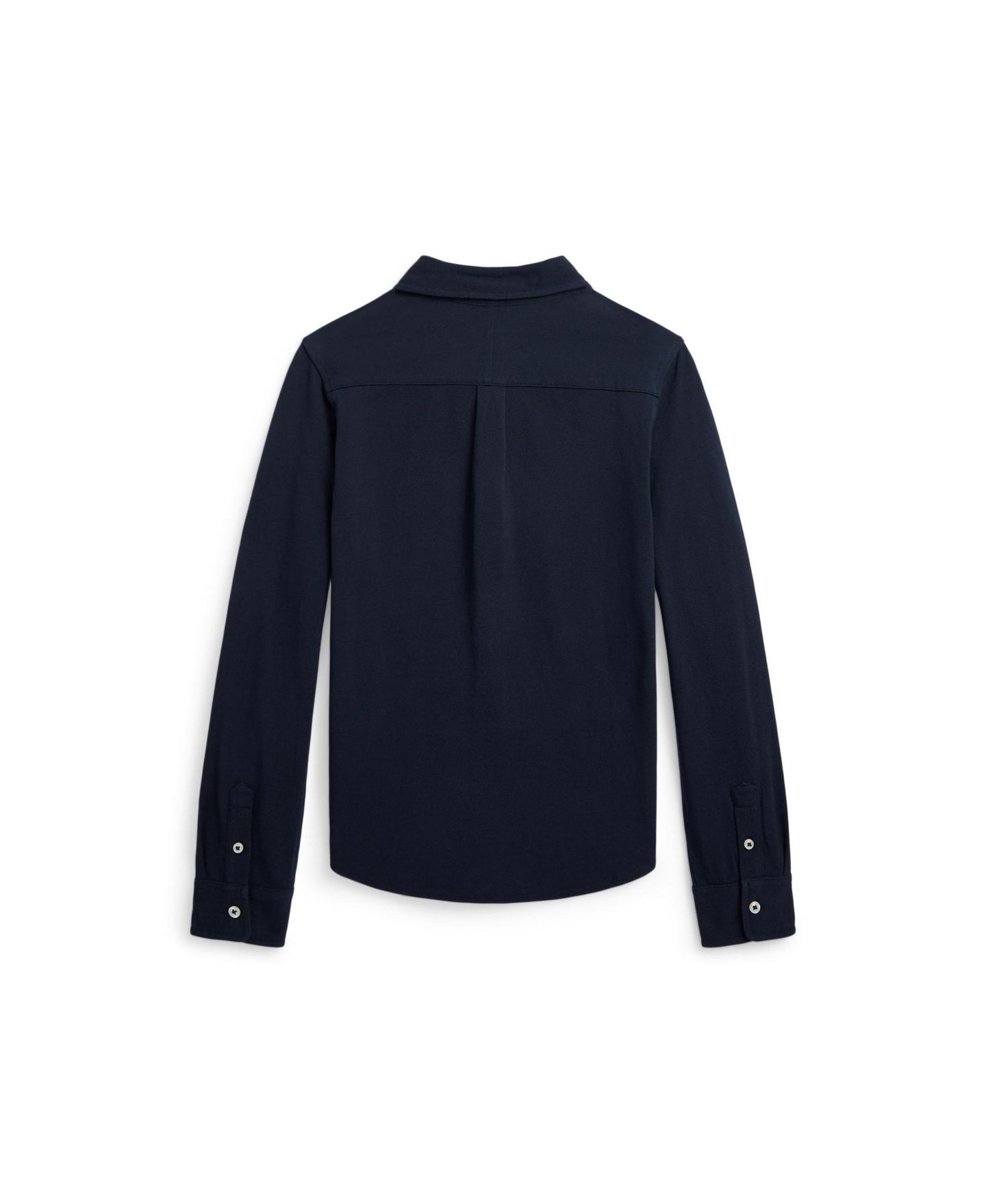 Рубашка Polo Ralph Lauren Featherweight Cotton Mesh Shirt для мальчиков, цвет: Тёмно-синий — фото 5