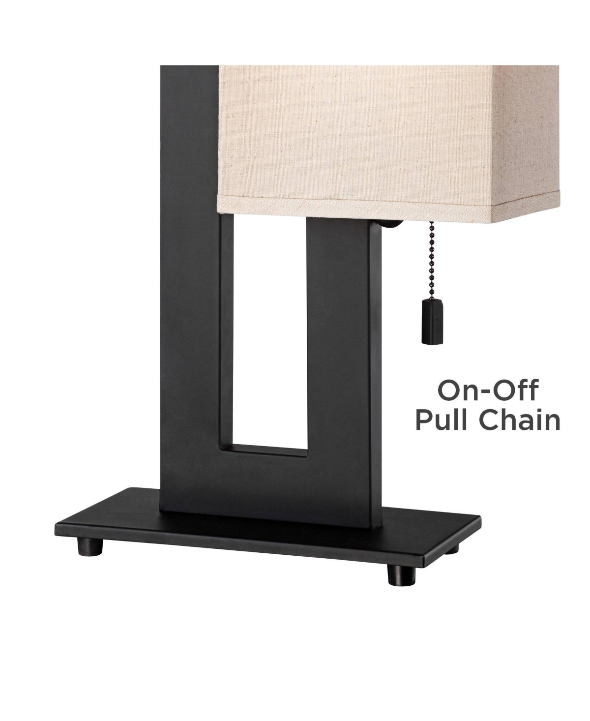 360 Lighting Modern Accent Table Lamp High Rich Espresso Bronze Brown Open Rectangular Metal Base Oatmeal Floating Box Shade for Living Room Bed