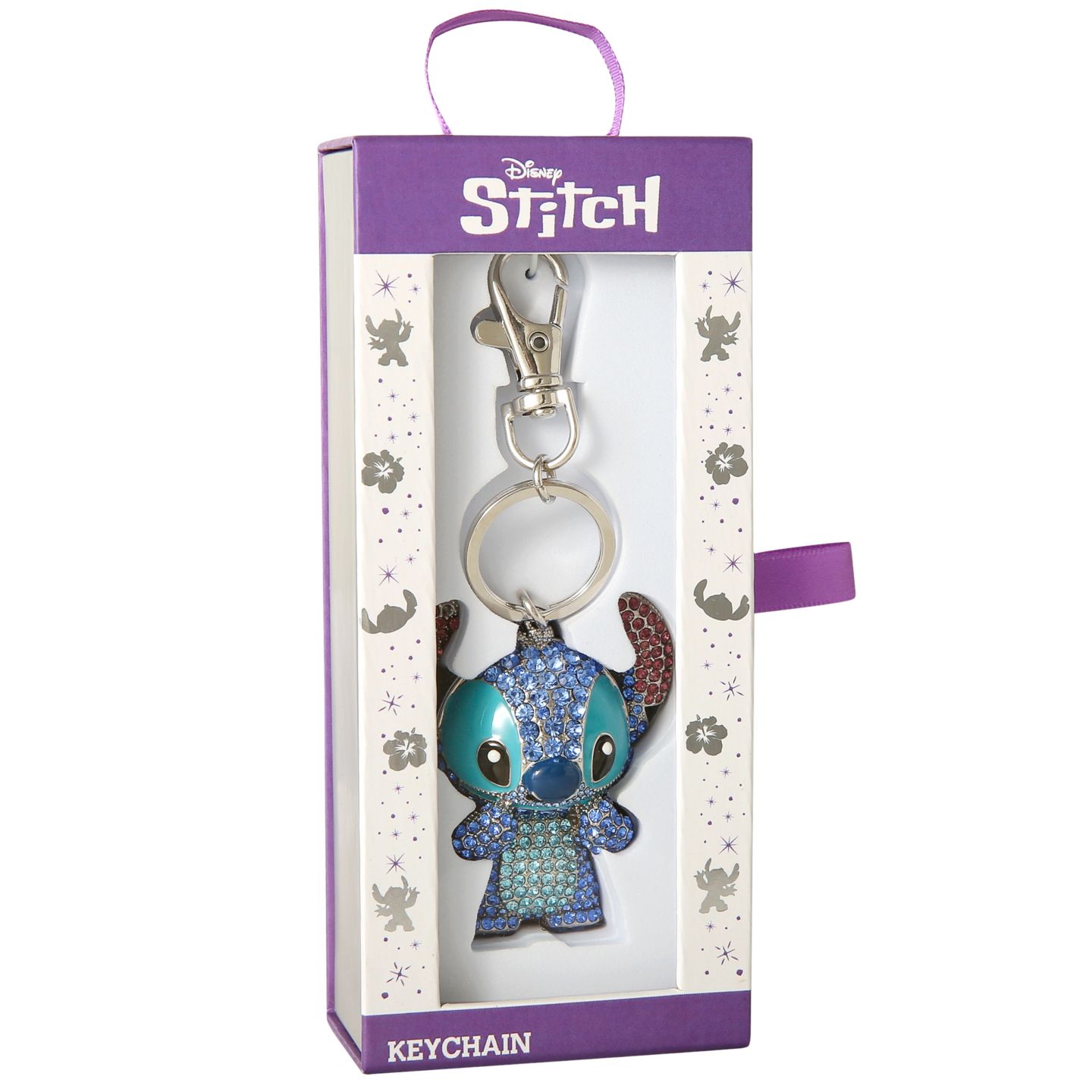 Брелок Disney Stitch Pave 3D Bling Keychain - Bag Charm, Backpack Accessories, Travel Collectible Gift Keychains — фото 6