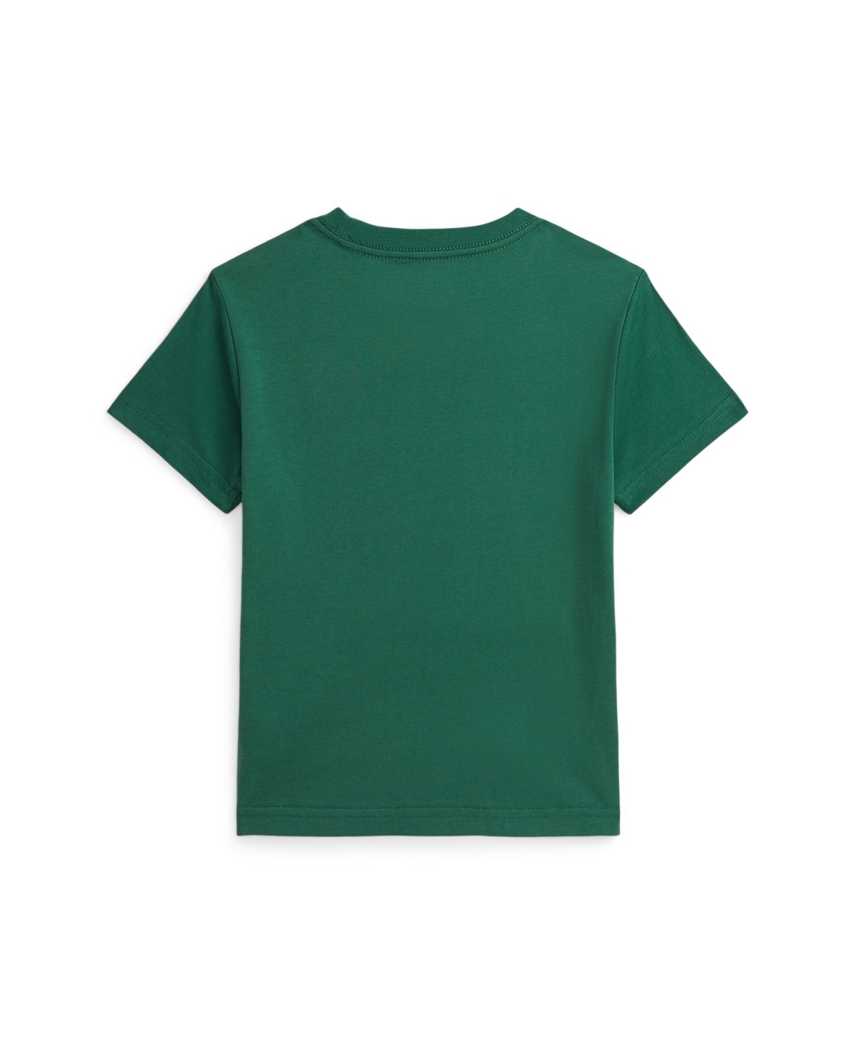 Polo Ralph Lauren Toddler And Little Boys Cotton Jersey Crewneck Tee In Flannel Orange