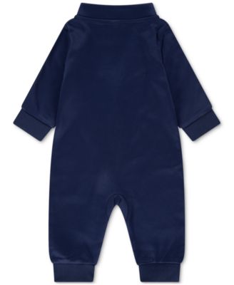 Baby Boys Logo-Taped Piqu&eacute; Coverall