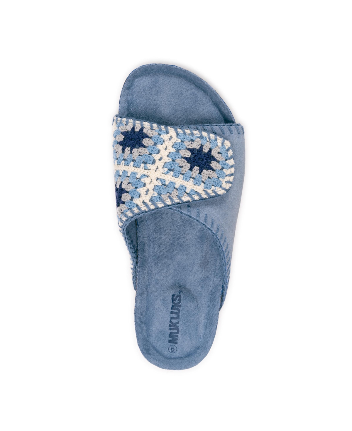 Muk Luks Women's Gigi Crochet Slide Sandal