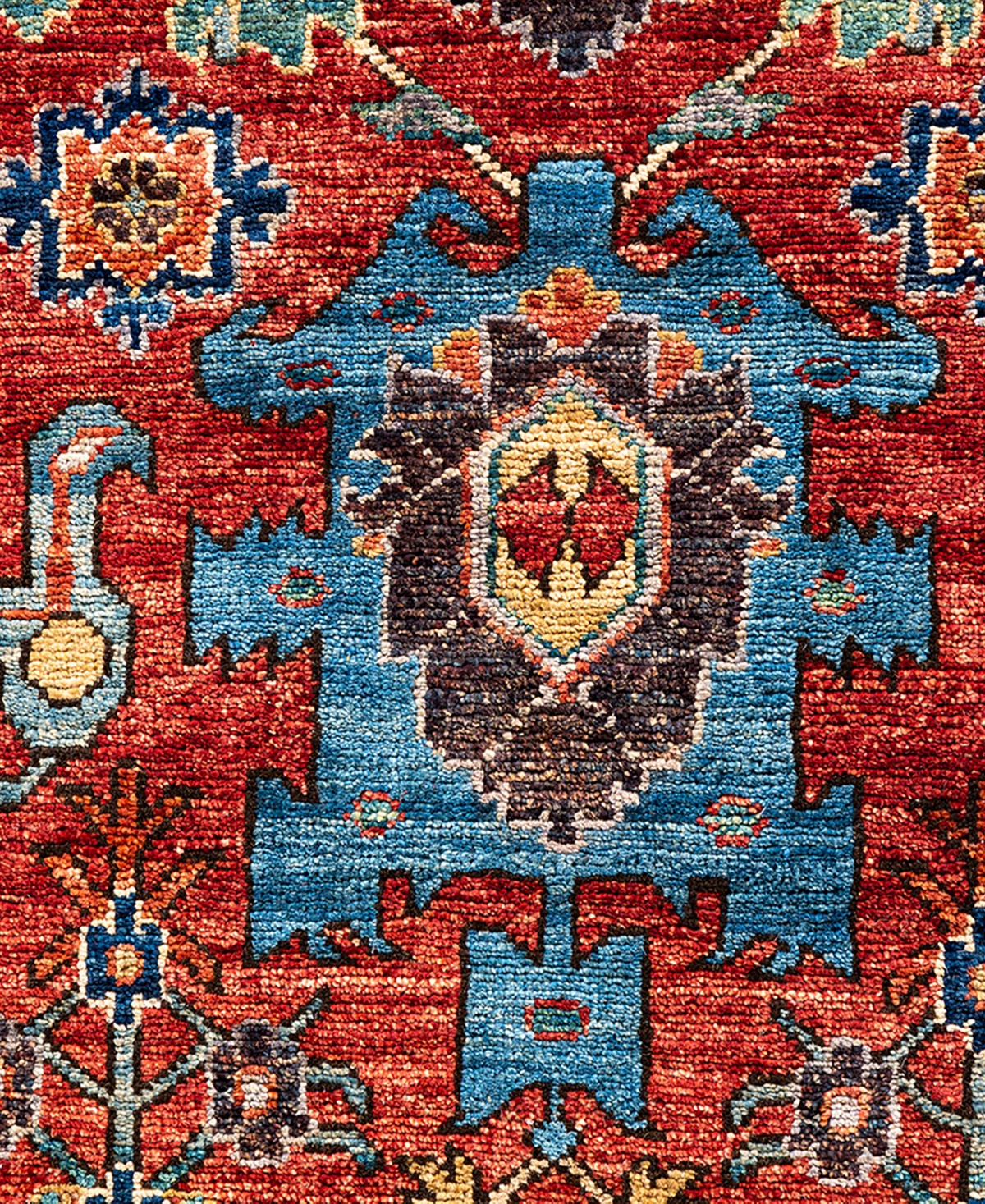 Adorn Hand Woven Rugs Serapi 5'11"x9'3" Area Rug In Red