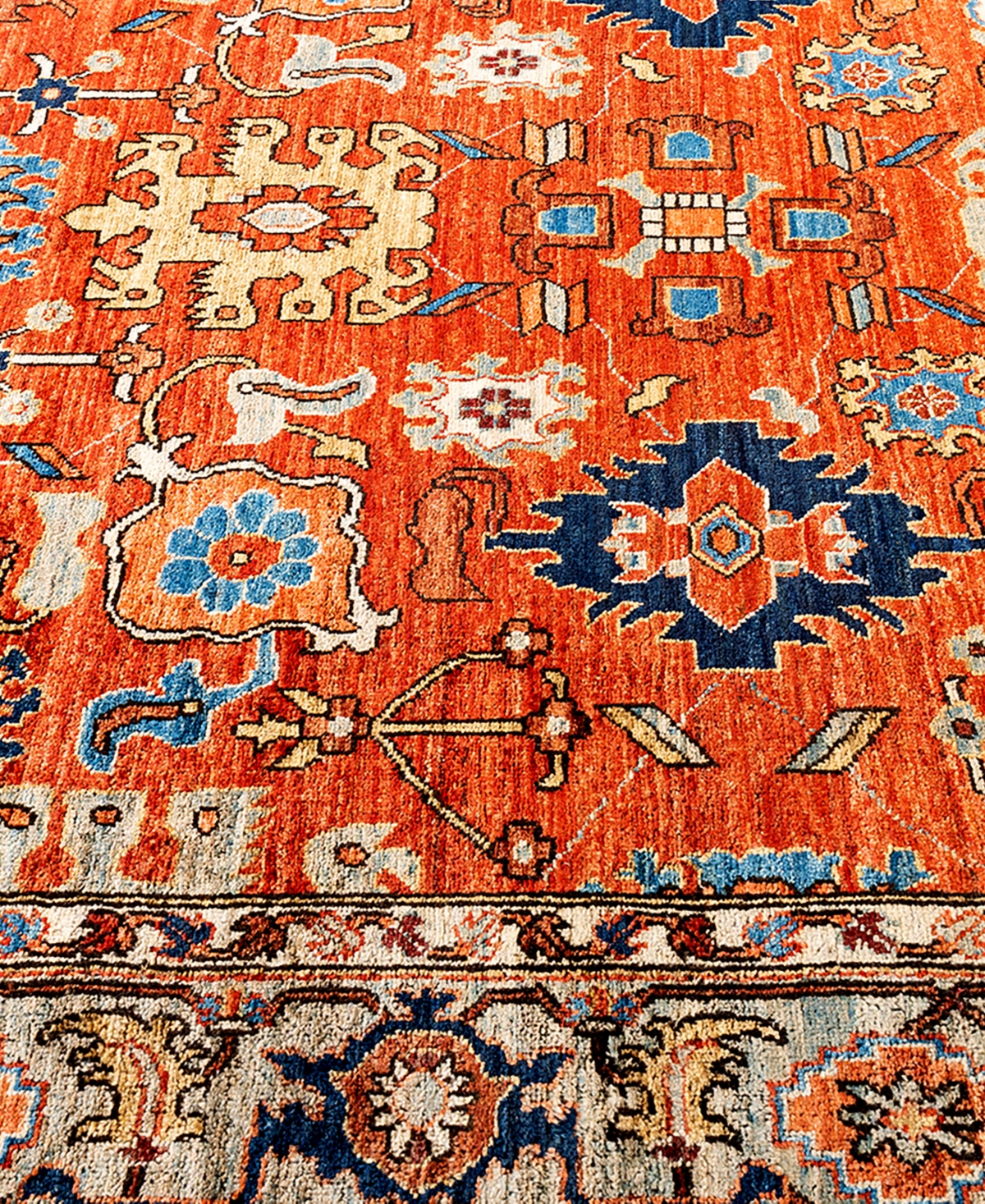 Adorn Hand Woven Rugs Serapi 6'1"x8'11" Area Rug In Red