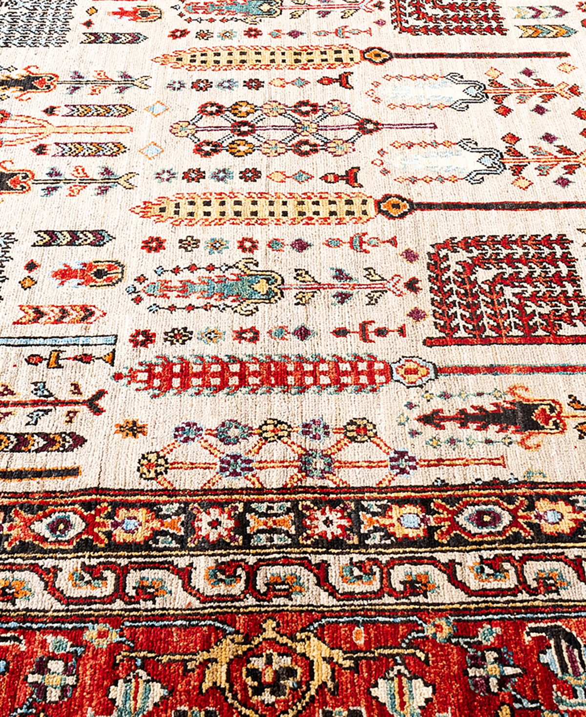 Adorn Hand Woven Rugs Serapi 6'3"x9'1" Area Rug In Beige