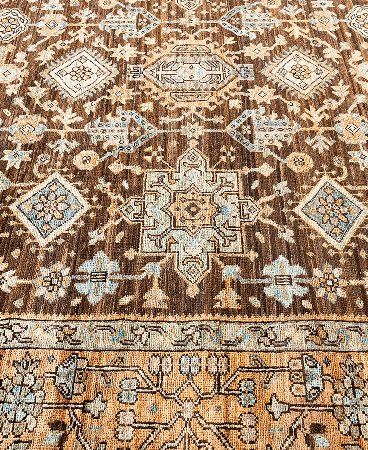 Adorn Hand Woven Rugs Serapi 6'5"x8'11" Area Rug In Brown